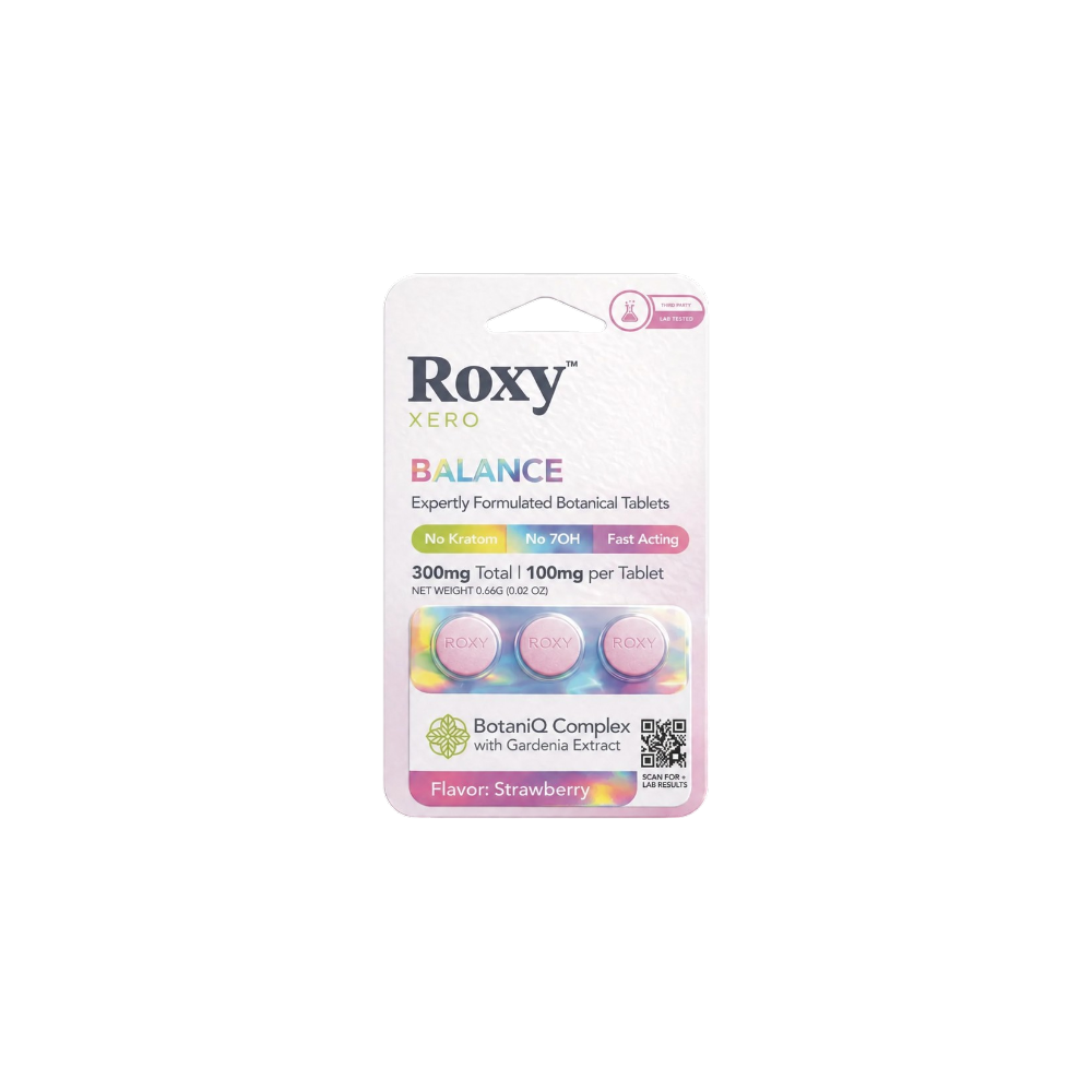 Roxy Xero Balance Gardenia Extract Tablets 100mg - Strawberry
